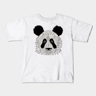 Geometric Panda Kids T-Shirt